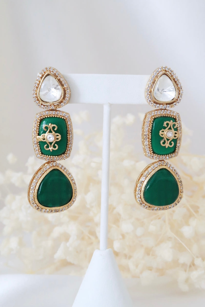 Rivaah Choker Set (Emerald)