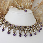 Aarna Necklace Set (Lilac)