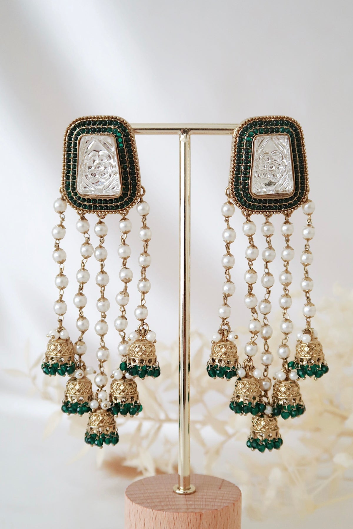Aurora Earrings (Emerald)