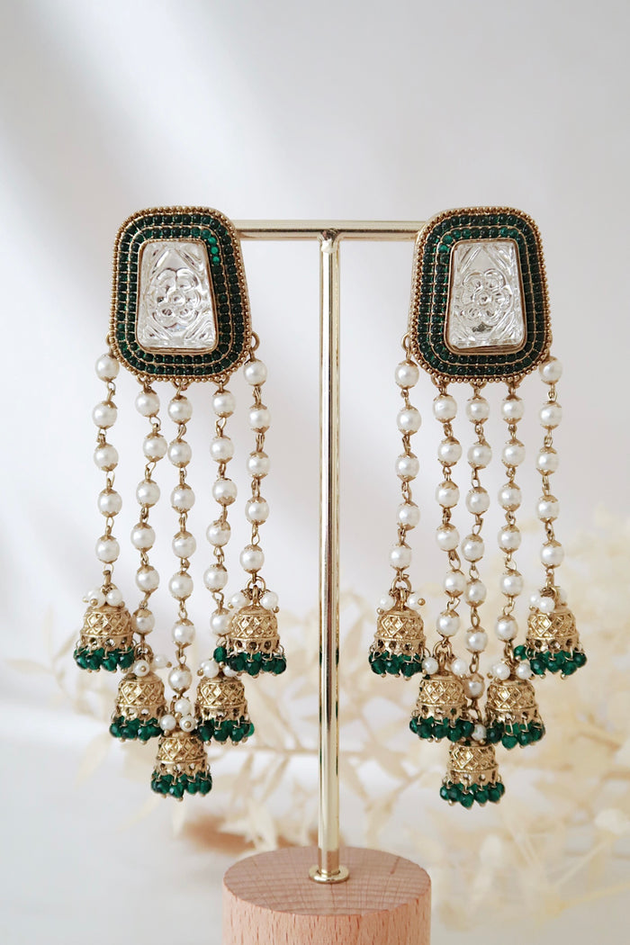 Aurora Earrings (Emerald)