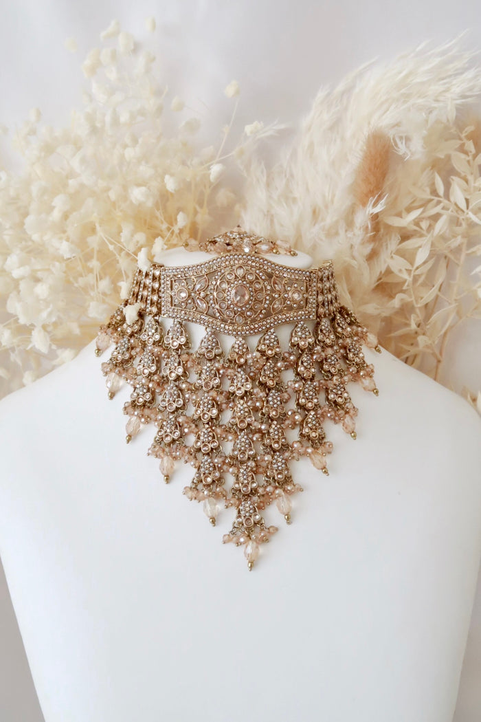 Mehira Choker Set (Gold)