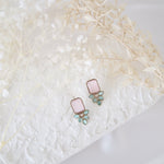 Jasmine Earrings (Light Pink/Blue)