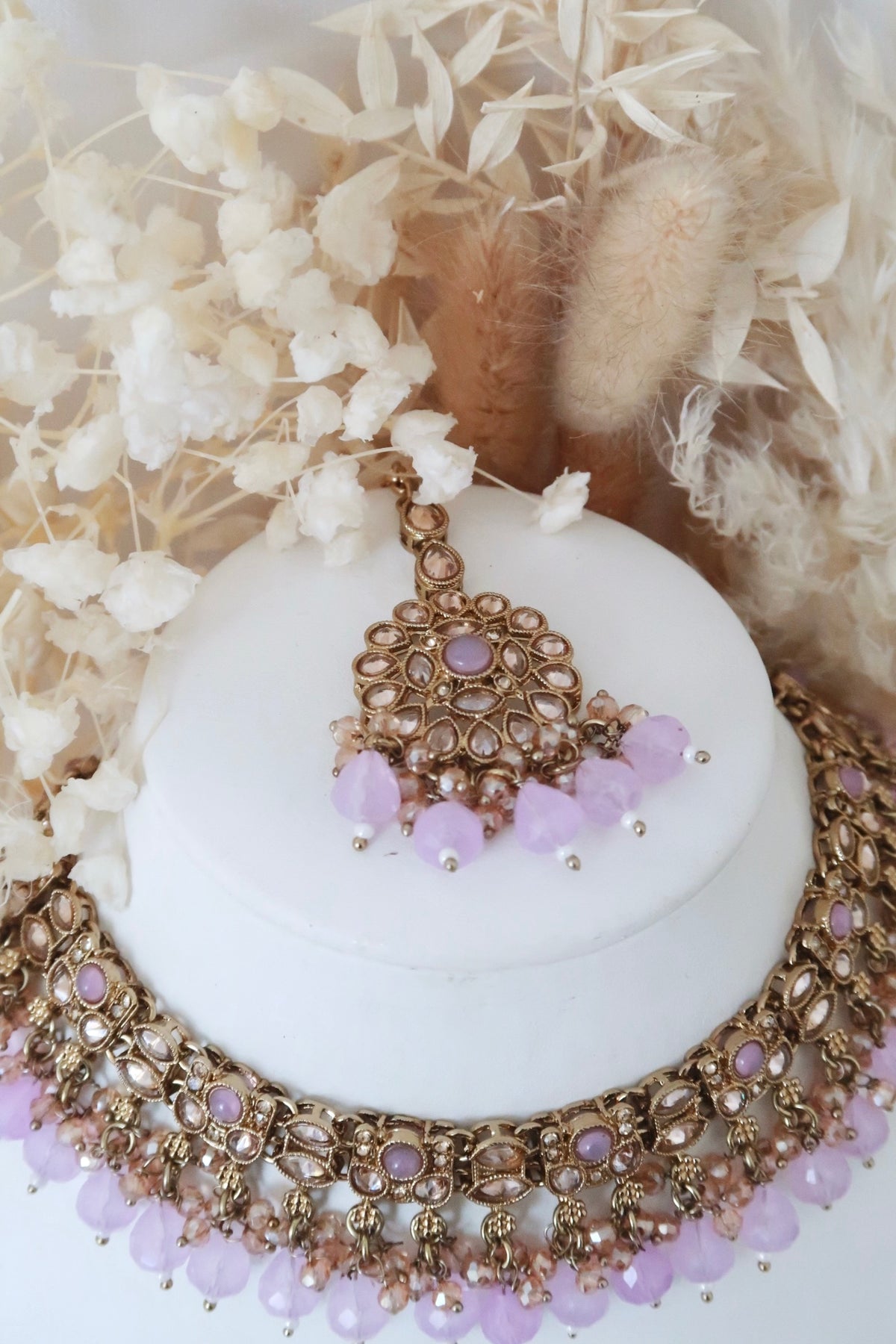 Mehak Choker Set (Lilac)