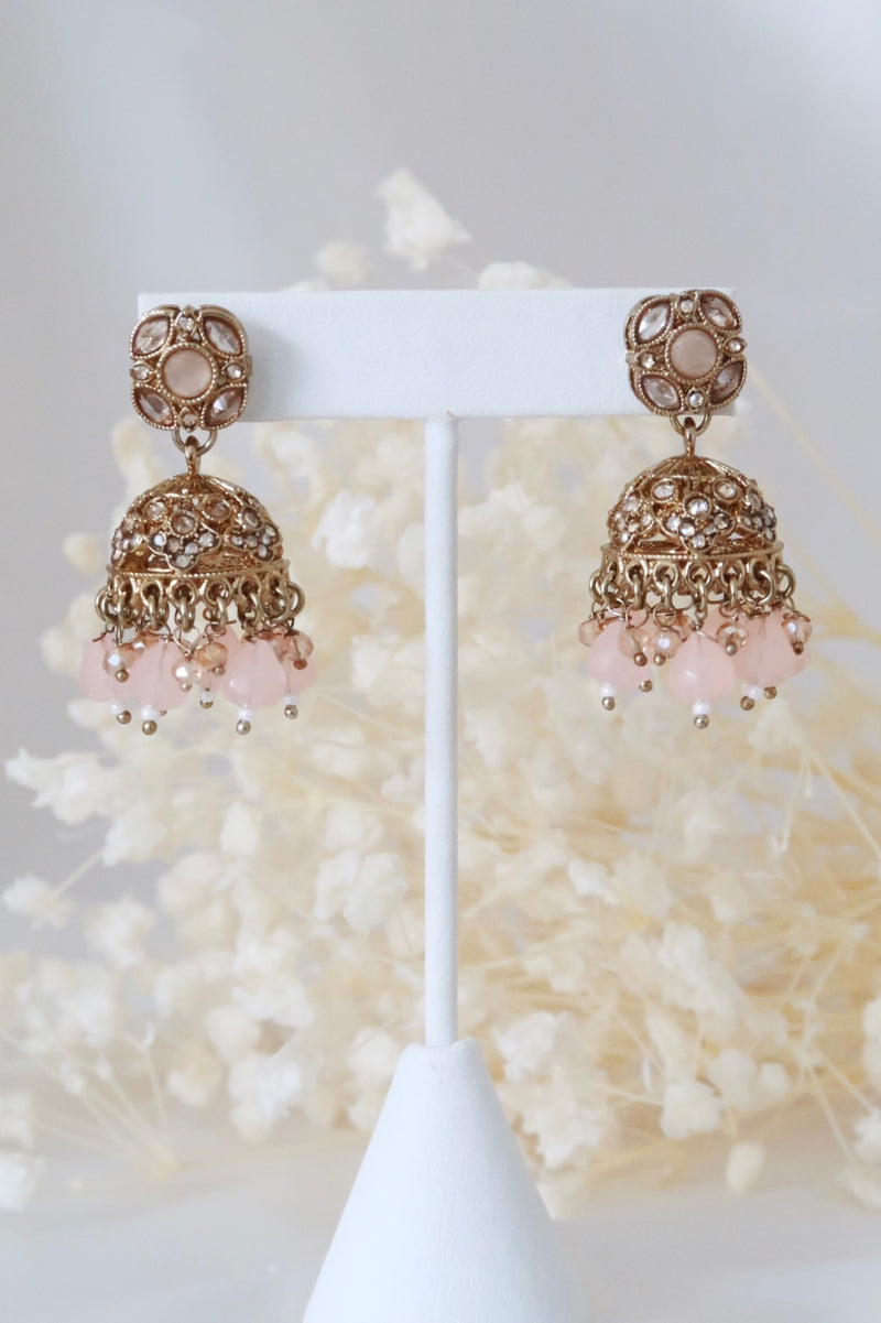 Mehak Choker Set (Baby Pink)