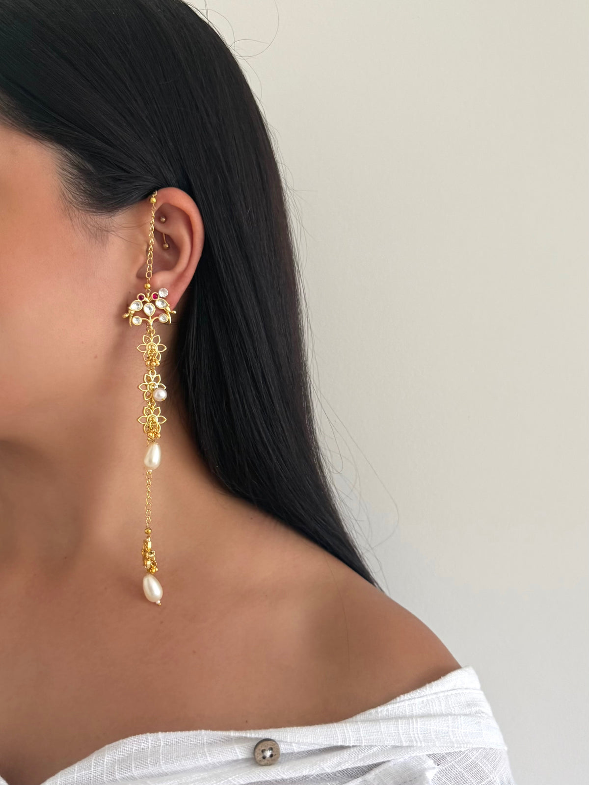 Anaya Kundan Earrings