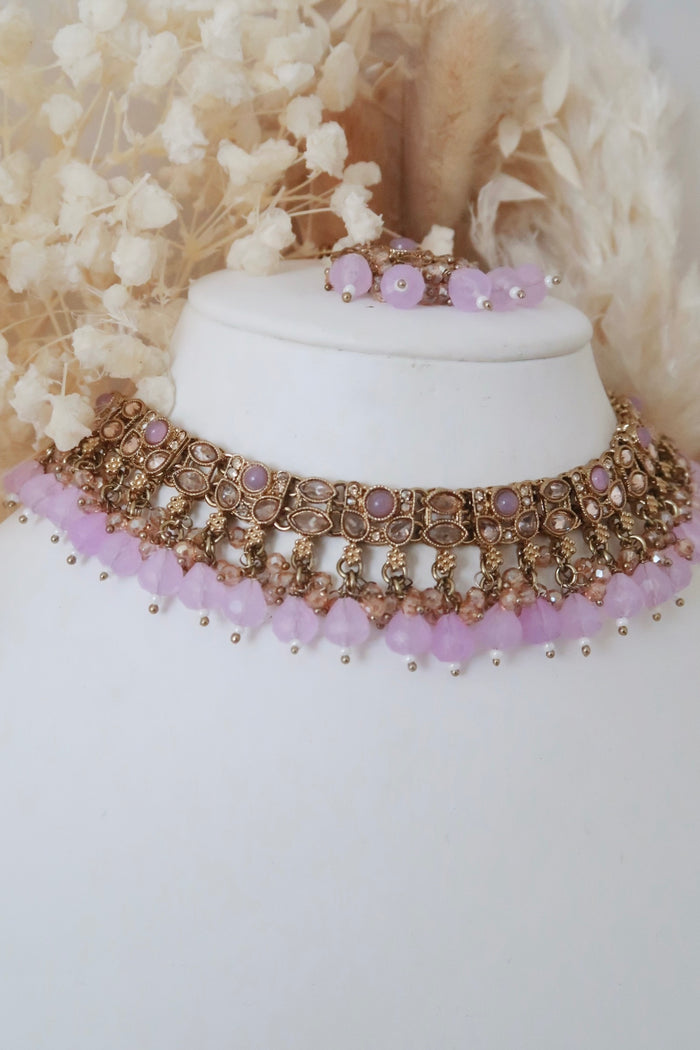 Mehak Choker Set (Lilac)