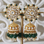 Alizey Kundan Bridal Set (Emerald)