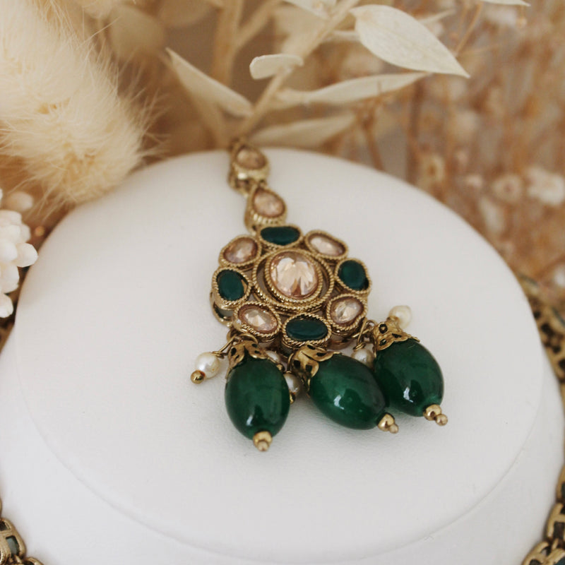 Ditza Necklace Set (Emerald)