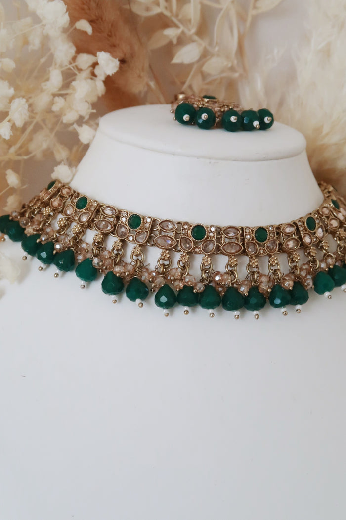 Mehak Choker Set (Emerald)