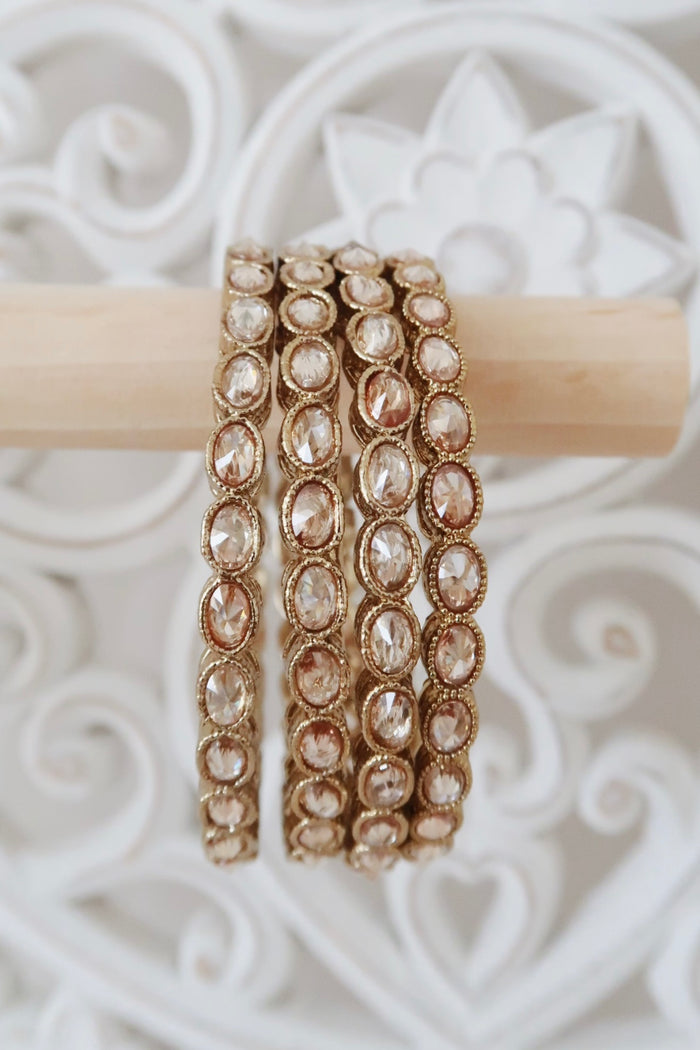 Nyra Bangles (Gold)