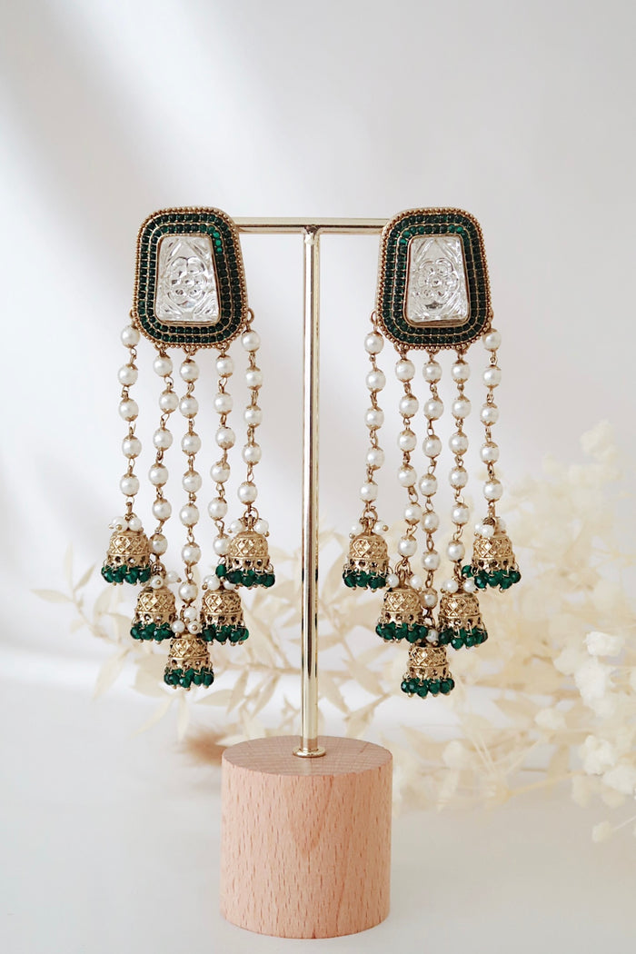 Aurora Earrings (Emerald)