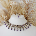 Aarna Necklace Set (Lilac)