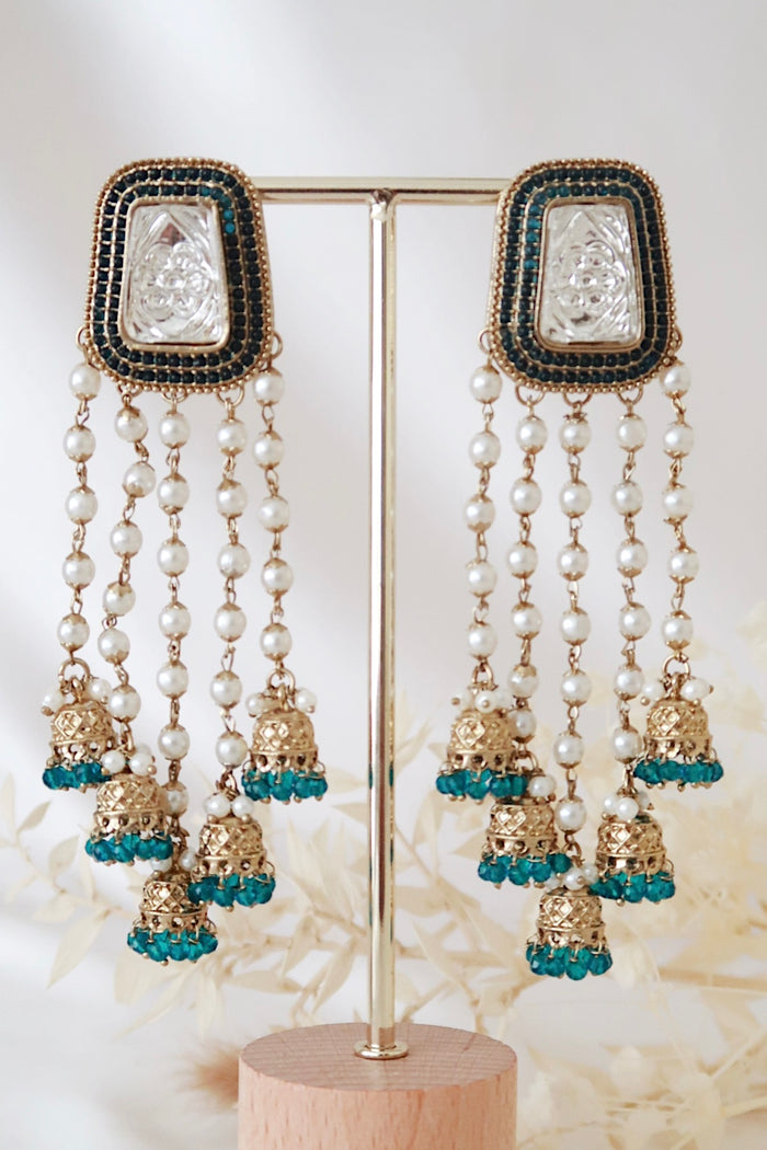 Aurora Earrings (Aqua)