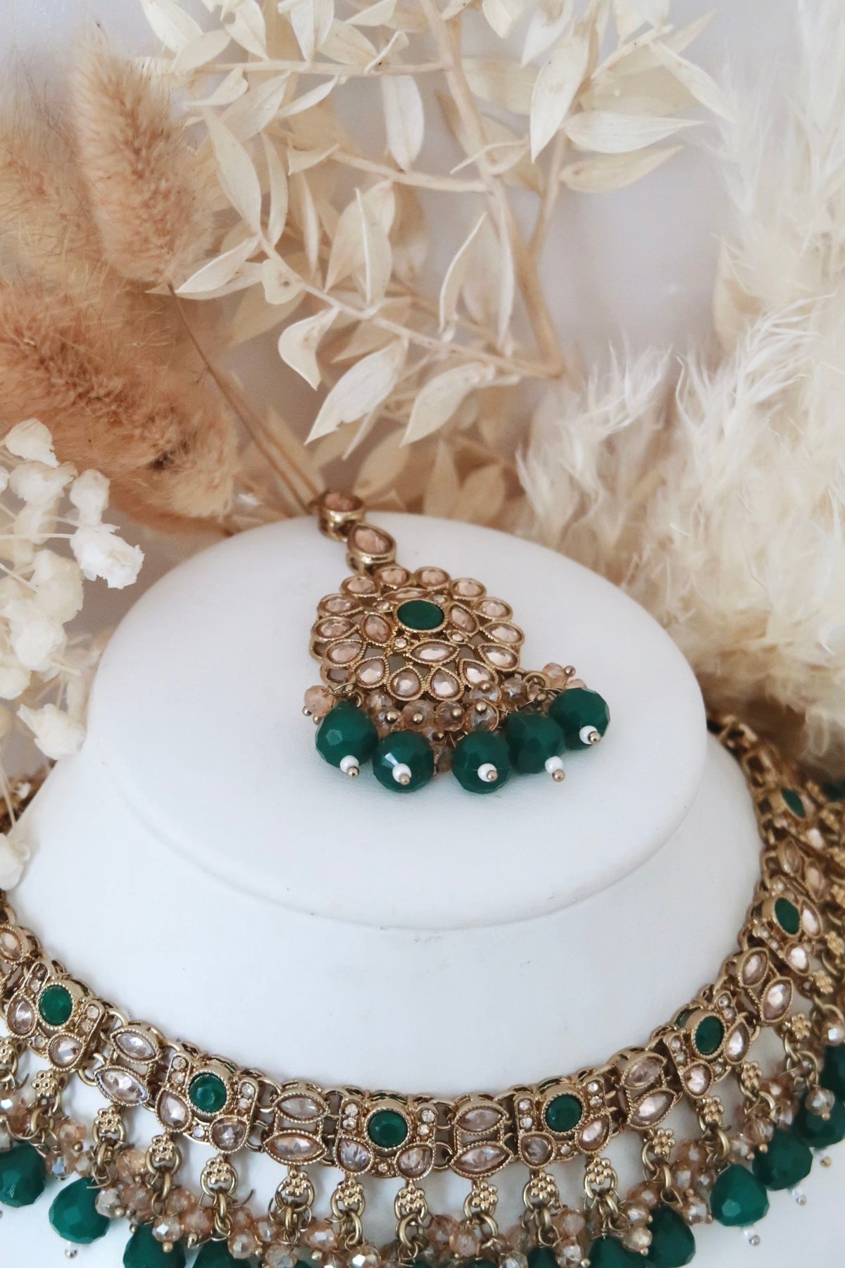 Mehak Choker Set (Emerald)