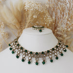 Aarna Necklace Set (Emerald)