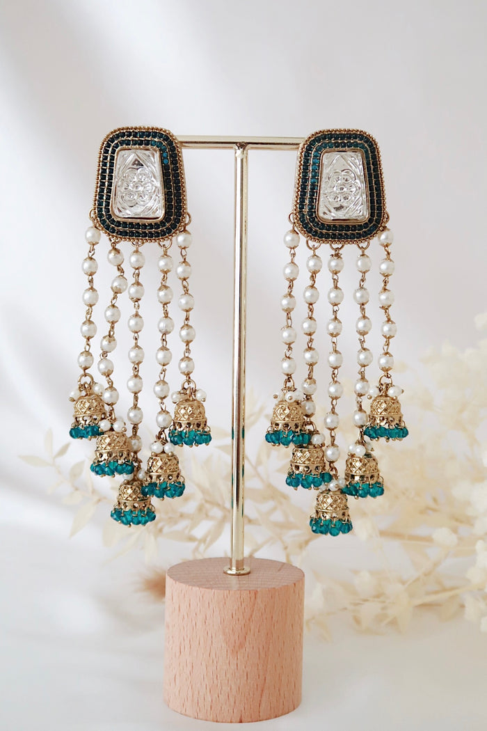 Aurora Earrings (Aqua)