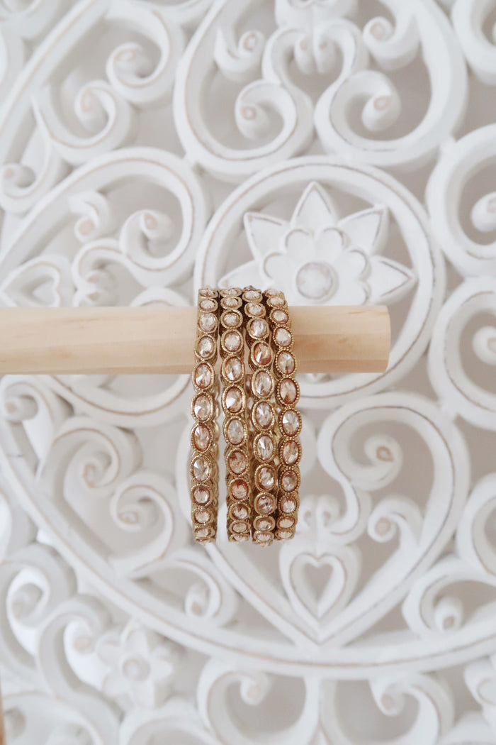 Nyra Bangles (Gold)