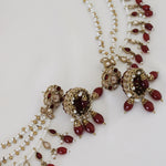 Ditza Necklace Set (Ruby Red)