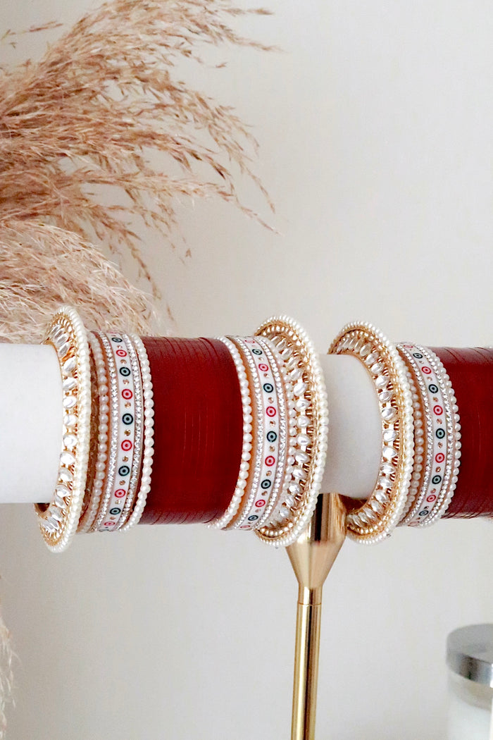 Zeenat Chooda (Dark Red)