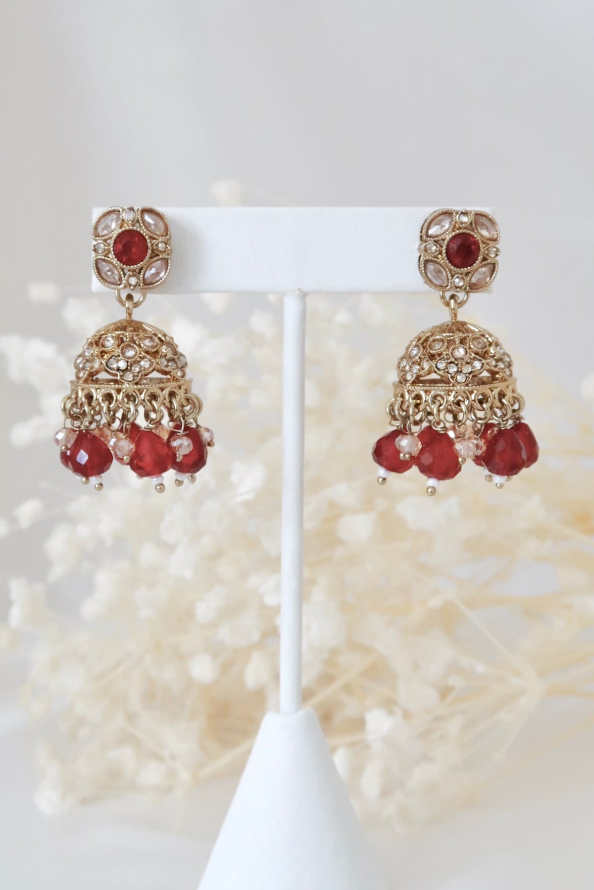 Mehak Choker Set (Ruby Red)
