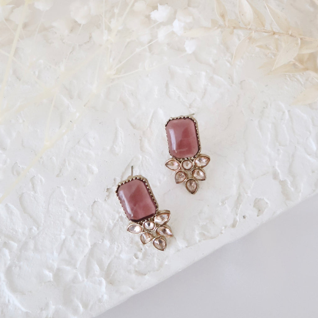 Jasmine Earrings (Wine)