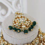 Naseemi Kundan Bridal Set (Emerald)