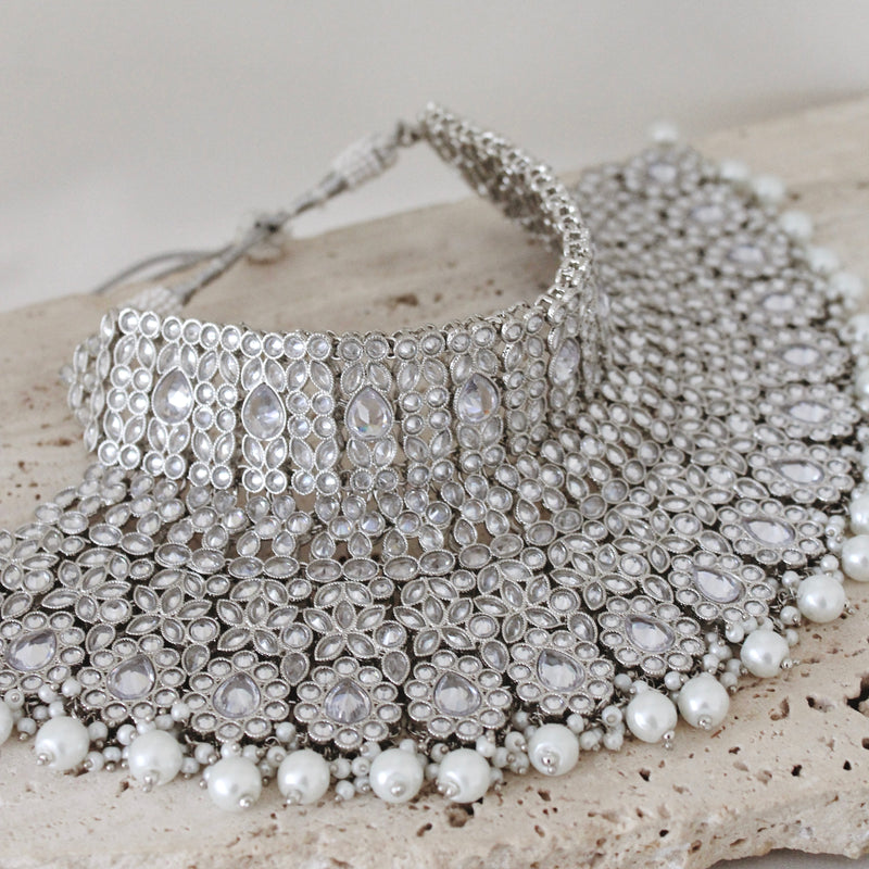Kavya Bridal Set (Silver)