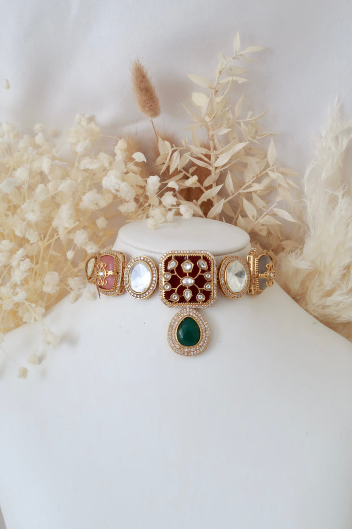 Rivaah Choker Set (Multi)