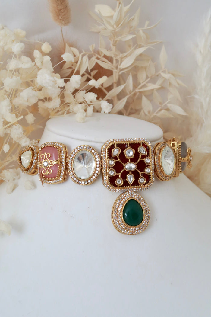 Rivaah Choker Set (Multi)