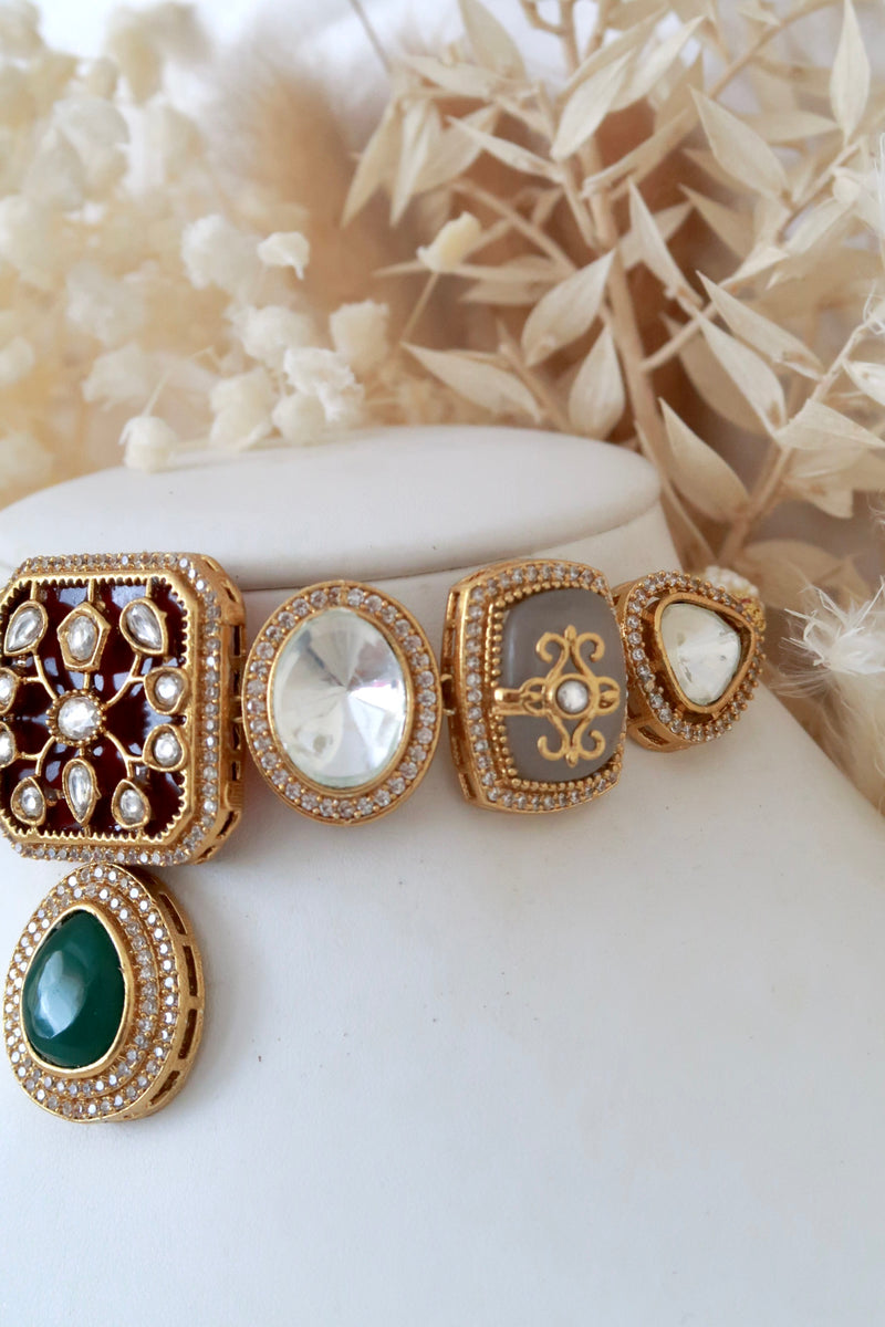 Rivaah Choker Set (Multi)