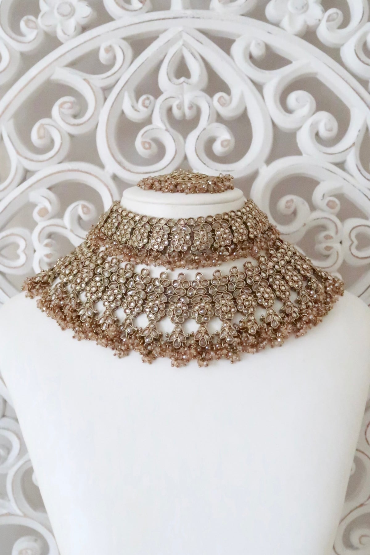 Samaira Bridal Set (Gold/Clear)