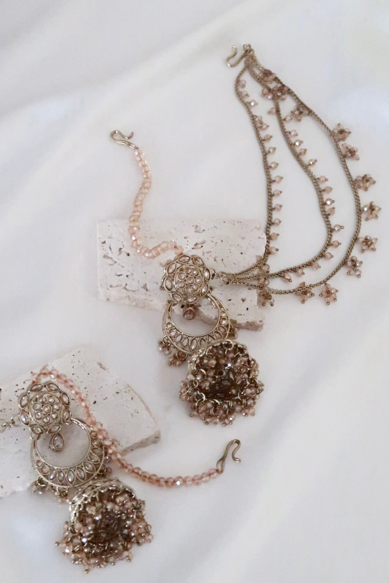 Samaira Bridal Set (Gold/Clear)