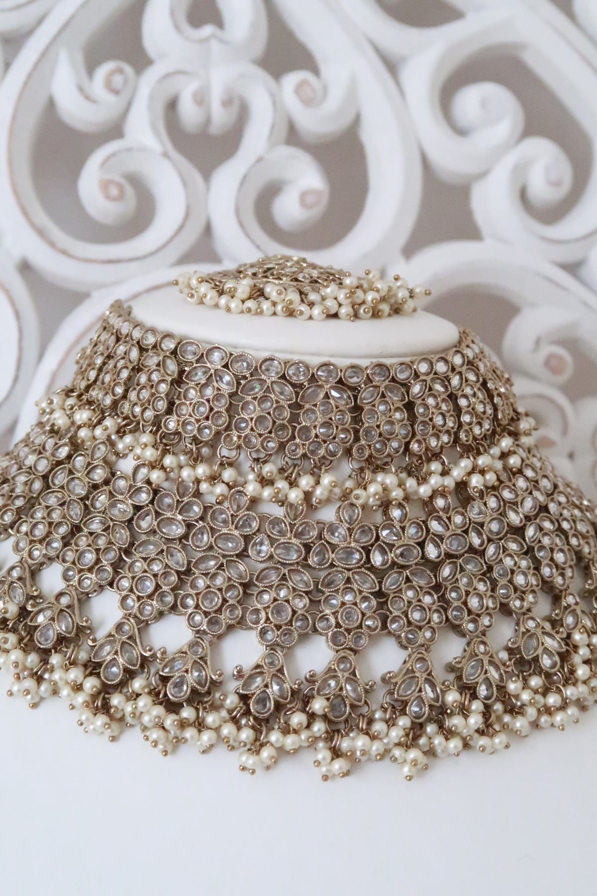 Samaira Bridal Set (Gold/Clear)