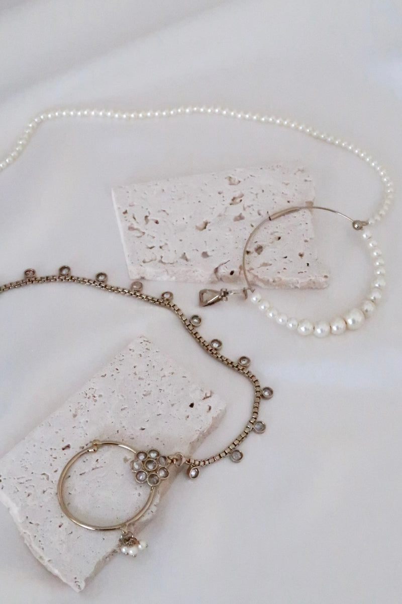 Samaira Bridal Set (Gold/Clear)