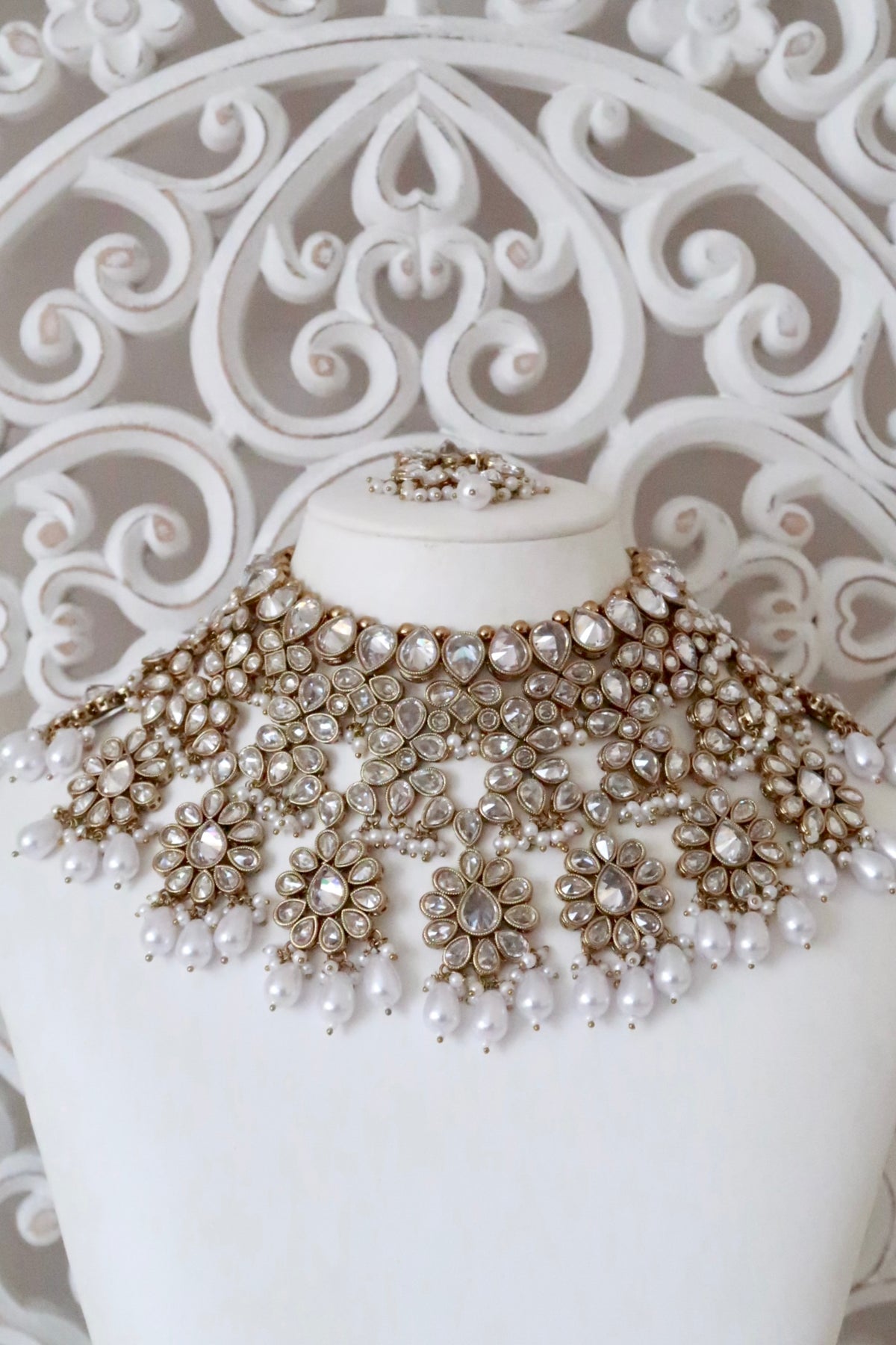 Sitara Bridal Set (Gold/Clear)