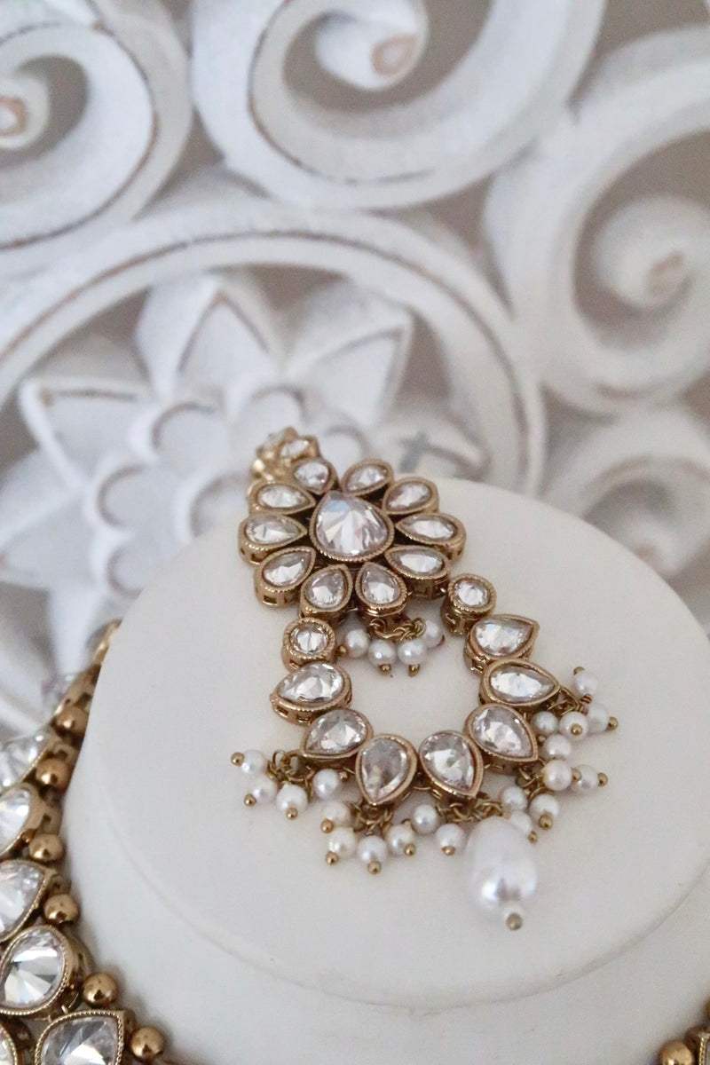 Sitara Bridal Set (Gold/Clear)