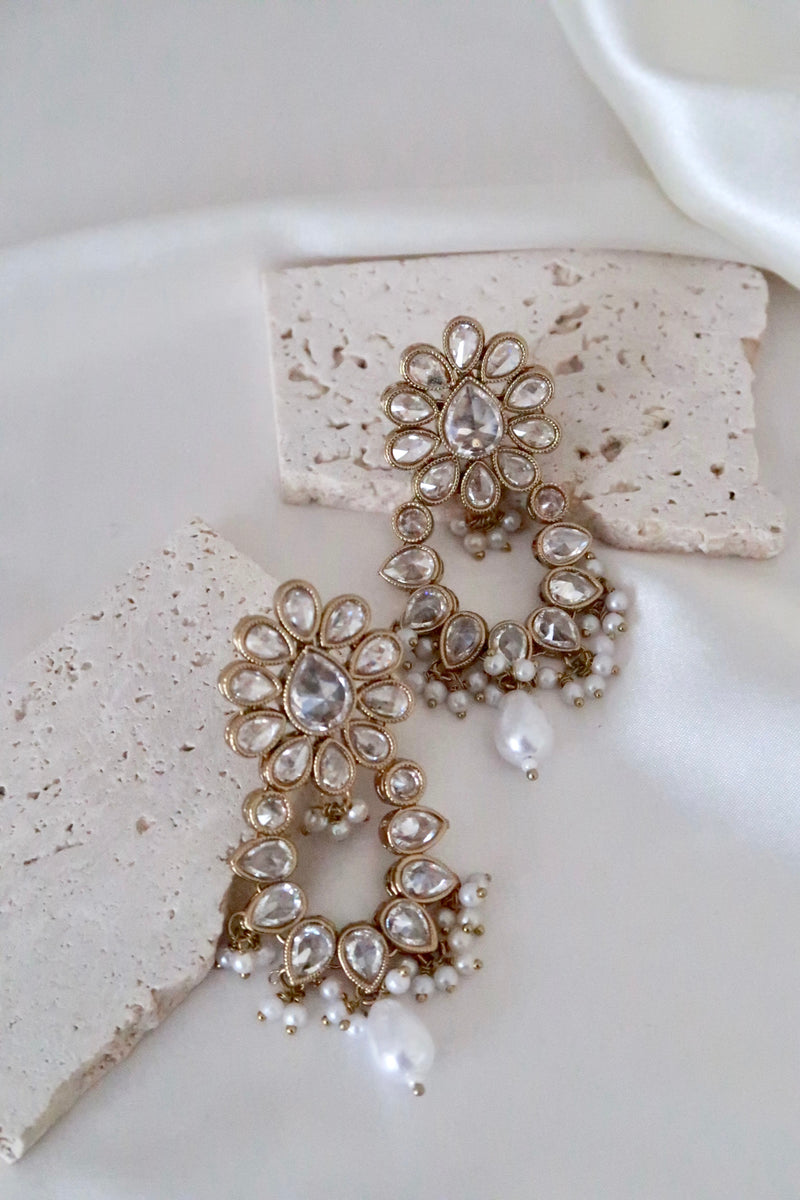 Sitara Bridal Set (Gold/Clear)