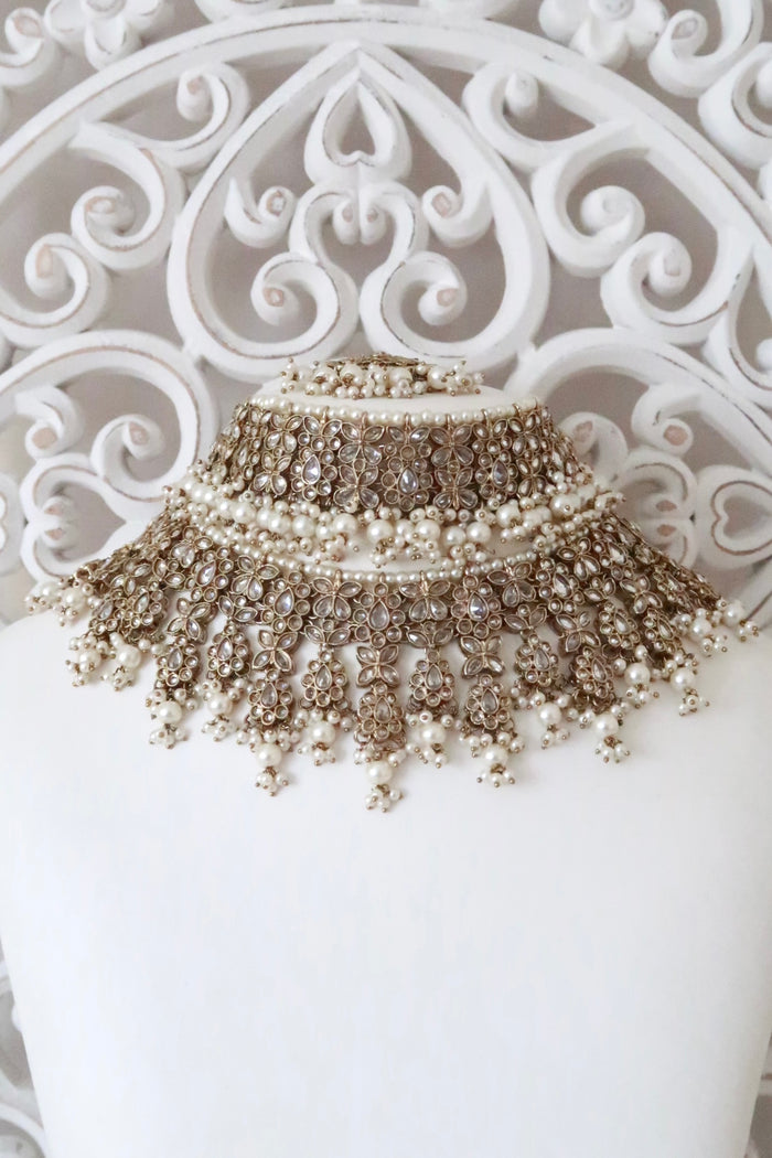 Elina Bridal Set (Gold/Silver)