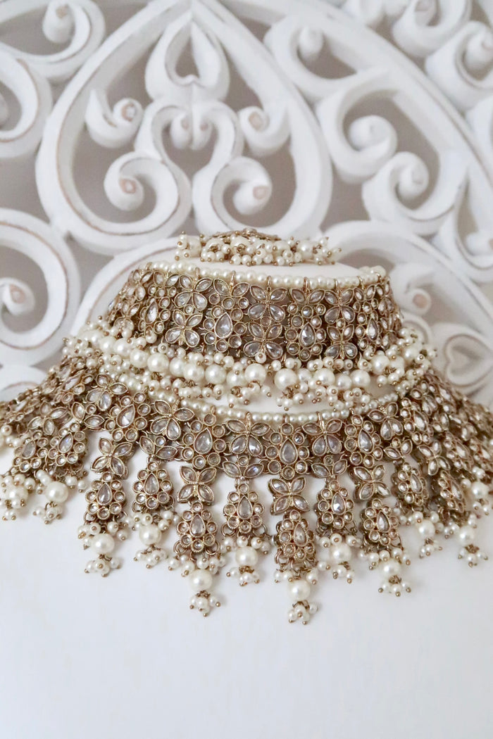 Elina Bridal Set (Gold/Silver)
