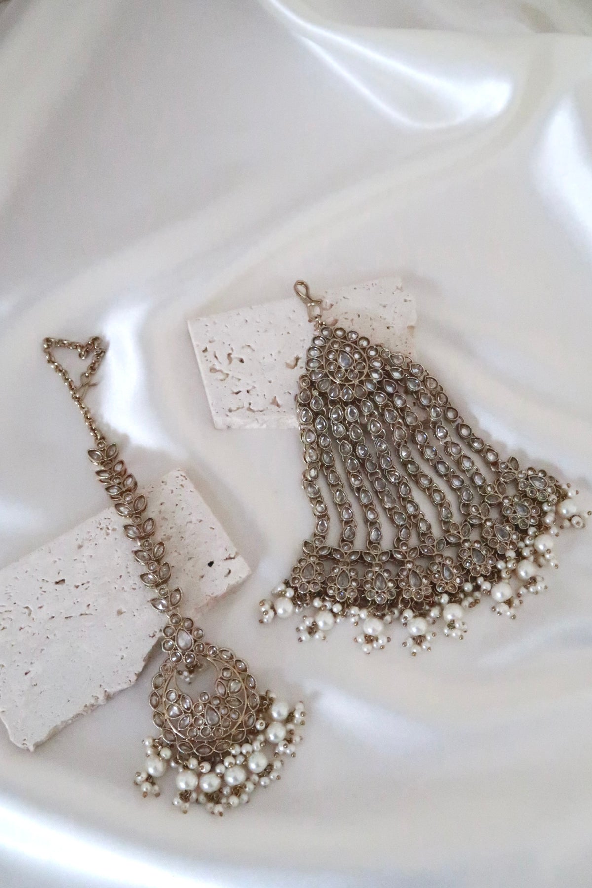 Elina Bridal Set (Gold/Silver)