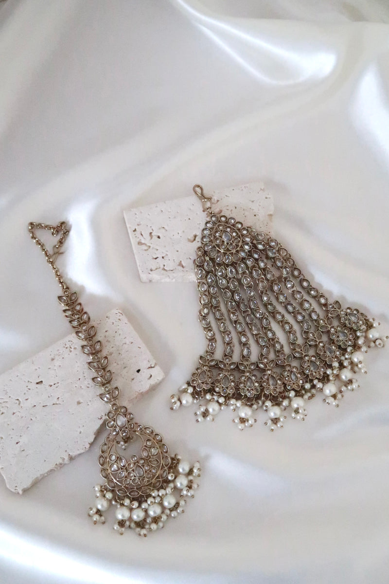 Elina Bridal Set (Gold/Silver)