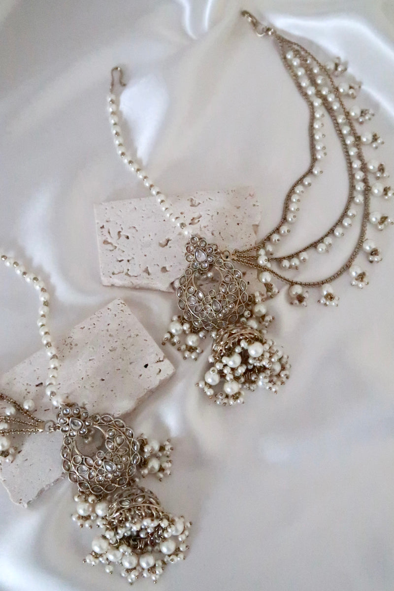 Elina Bridal Set (Gold/Silver)