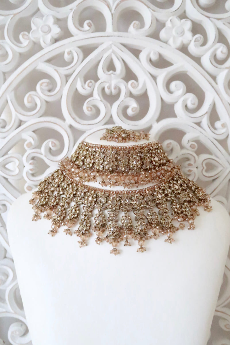 Elina Bridal Set (Gold)