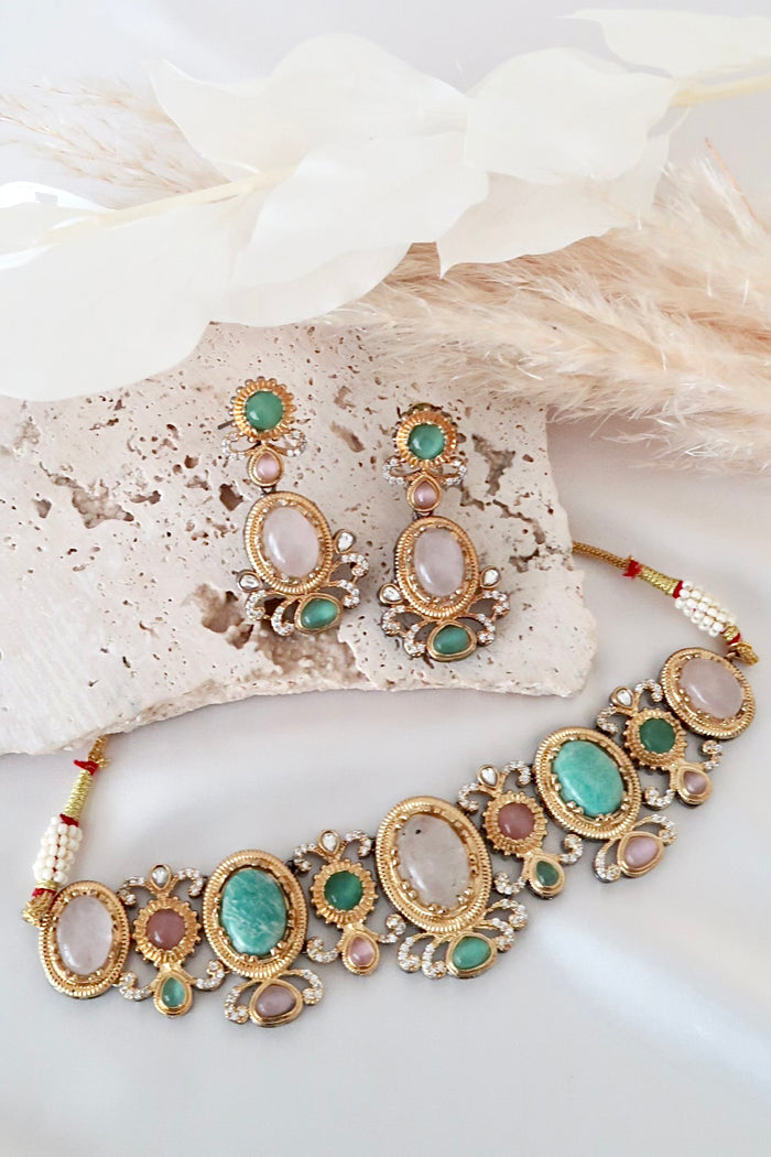 Aarvi Choker Set (Multi)