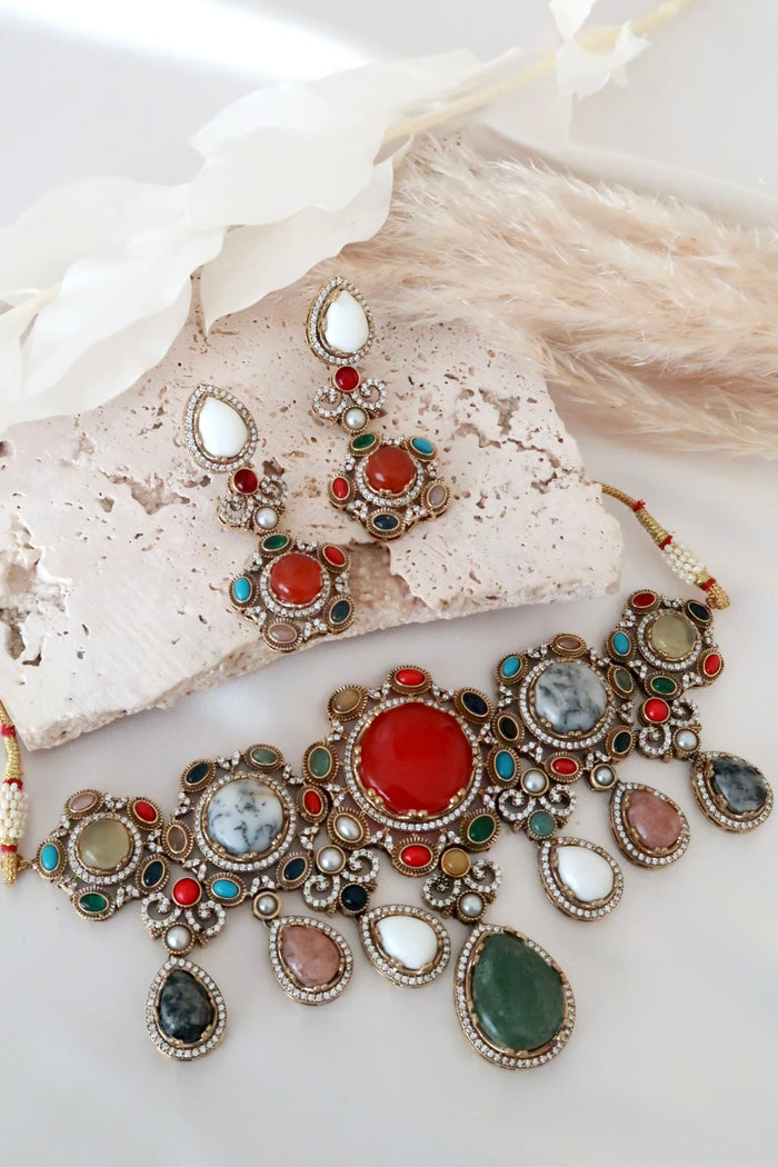 Nayra Choker Set (Multi)