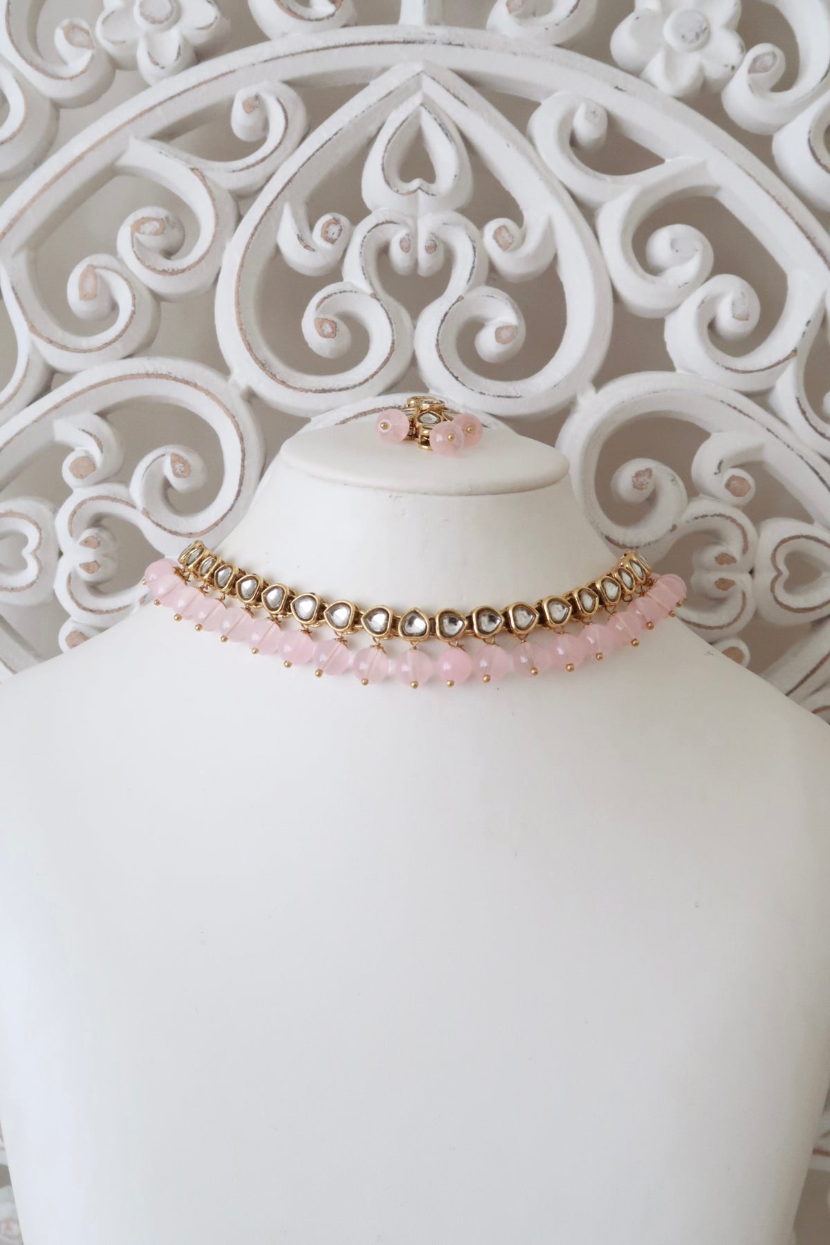 Zia Choker Set (Baby Pink)