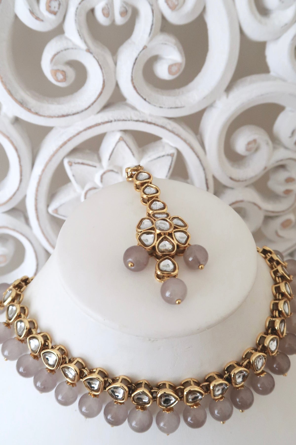 Zia Choker Set (Grey)