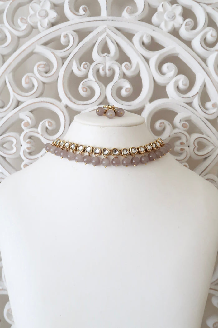 Zia Choker Set (Grey)