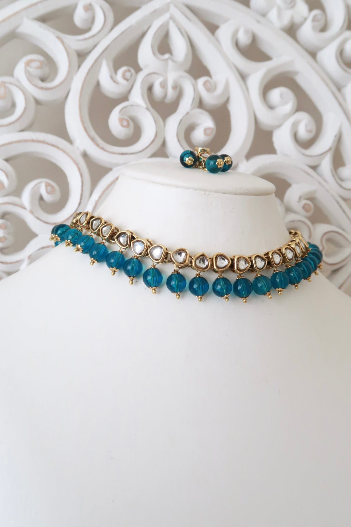Zia Choker Set (Blue)