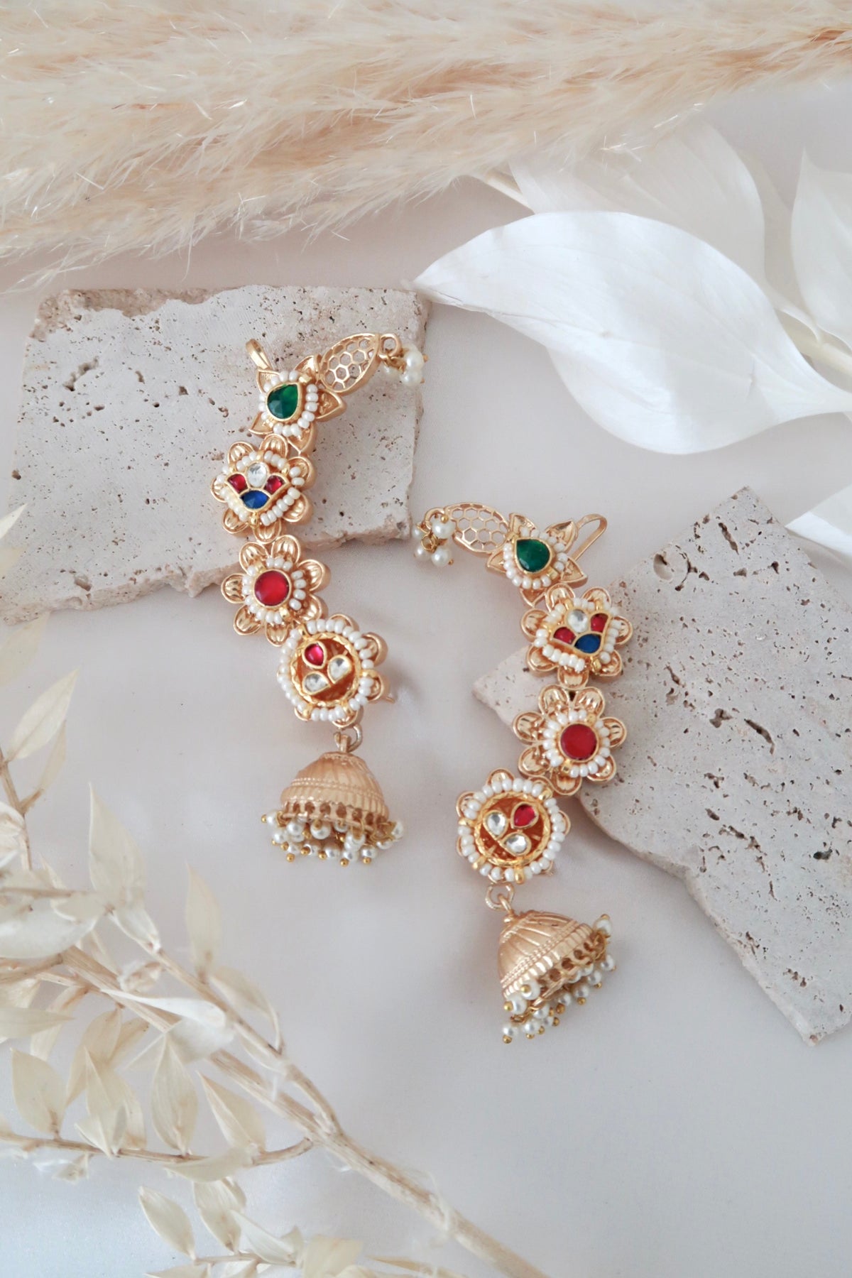 Ziva Kundan Earrings